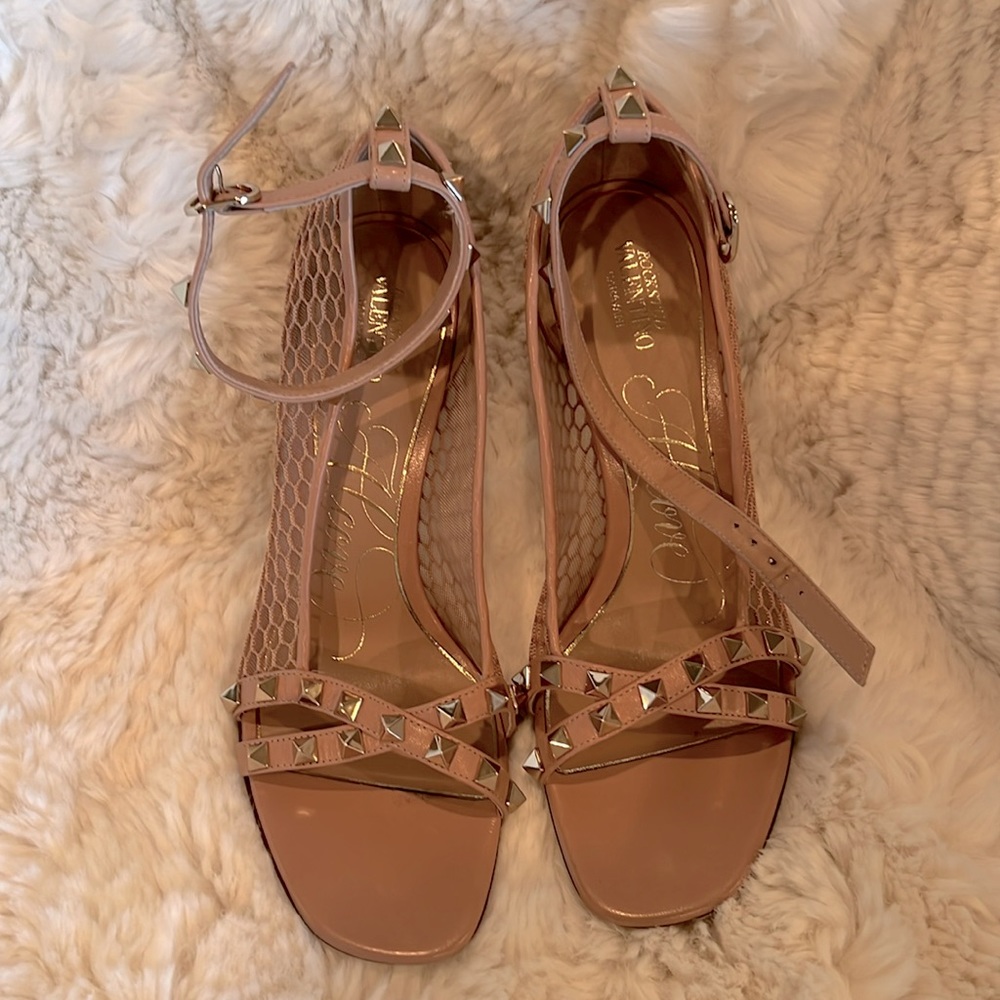 Valentino Garavani Pink Studded Heels